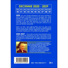 Numérologie Décennie 2020-2029 - 2020 l'année historique : année de la quarantaine
