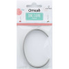 Bracelet cuivre avec Aimants Jonc finition métal argenté
