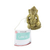 Statuette Ganesh assis en Laiton doré mat 8.2 cm