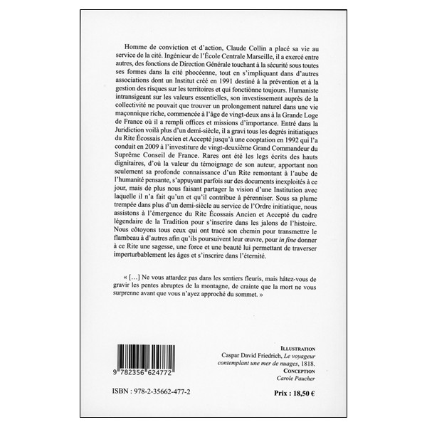 Origine et gouvernance du Rite Ecossais Ancien et Accepté par un grand Commandeur