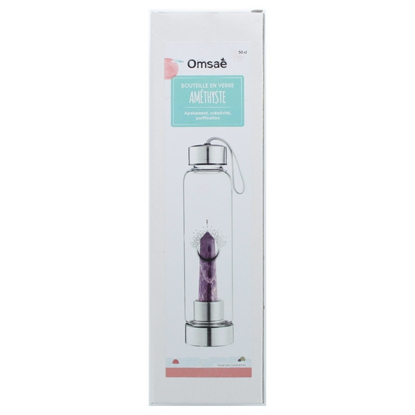 Bouteille en verre Pointe Améthyste