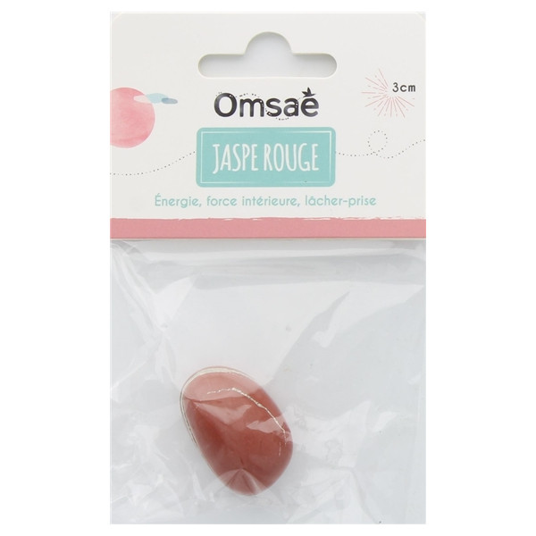 Pierre roulée Jaspe Rouge Taille L