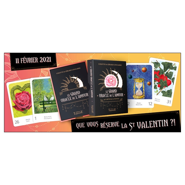 Le grand Oracle de l'Amour - 45 cartes & la notice - Coffret