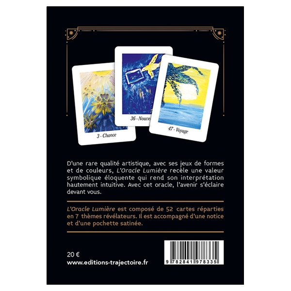 L'Oracle Lumière - 52 cartes & la notice - Coffret