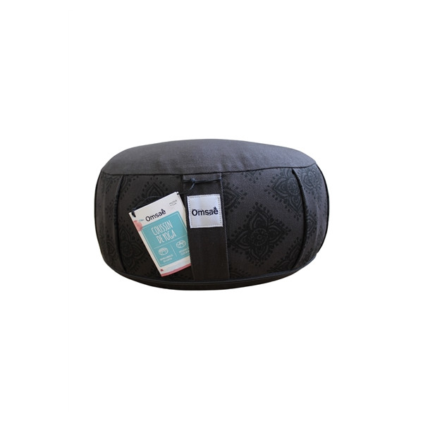 Coussin de Yoga Rond Noir