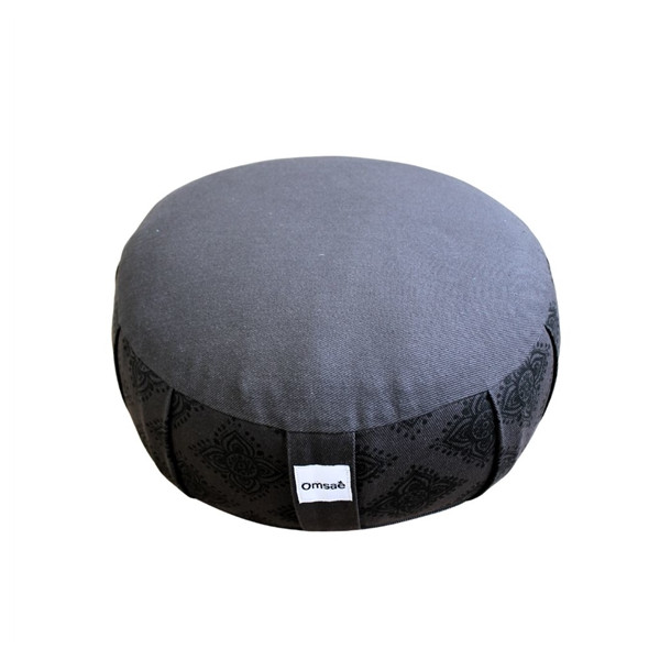 Coussin de Yoga Rond Noir