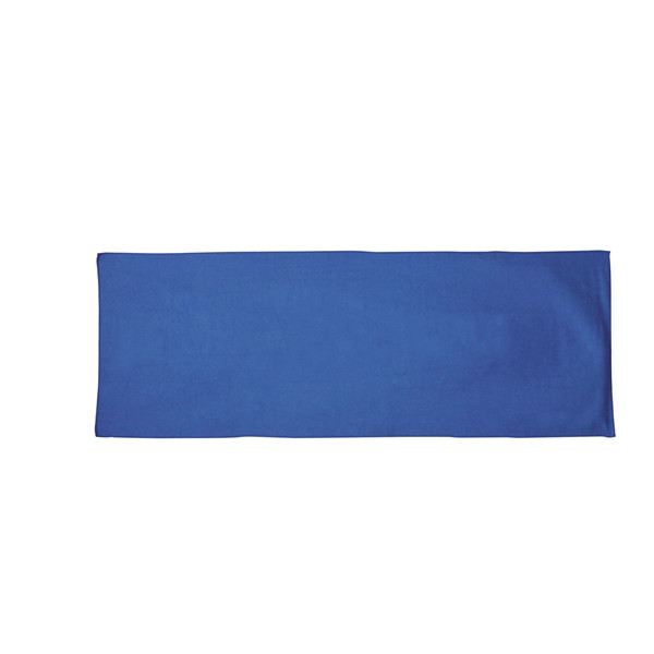 Serviette de yoga anti-dérapante Bleue