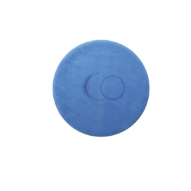 Tapis de Méditation Rond Bleu
