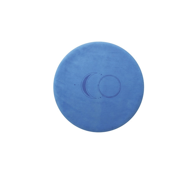 Tapis de Méditation Rond Bleu