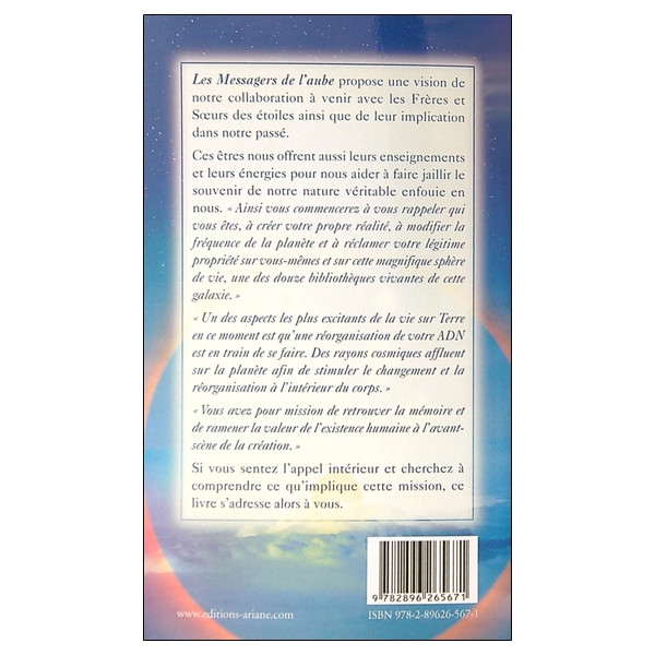 Messagers de l'aube - Enseignements de notre Famille de Lumière des Pléiades