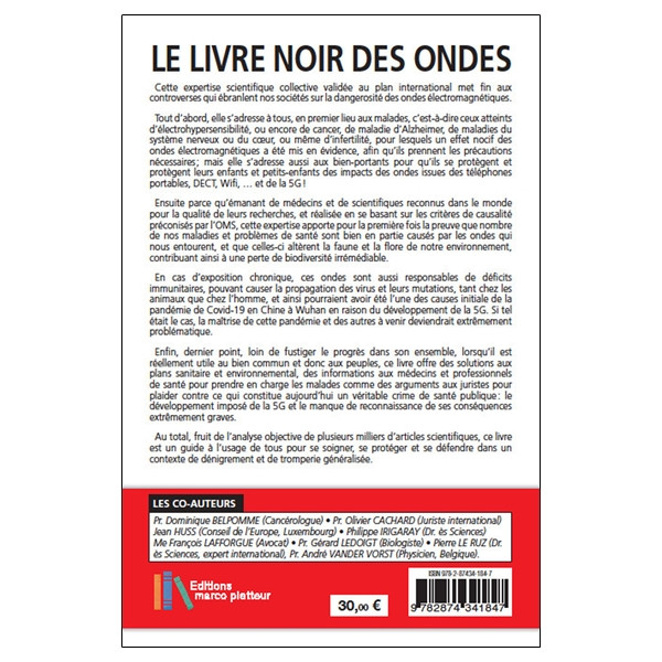 Le livre noir des ondes - Les dangers des technologies sans fil et comment s'en protéger - Un guide pour tous
