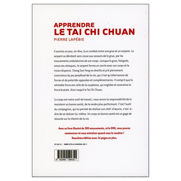 Apprendre le Tai Chi Chuan - Livre + DVD