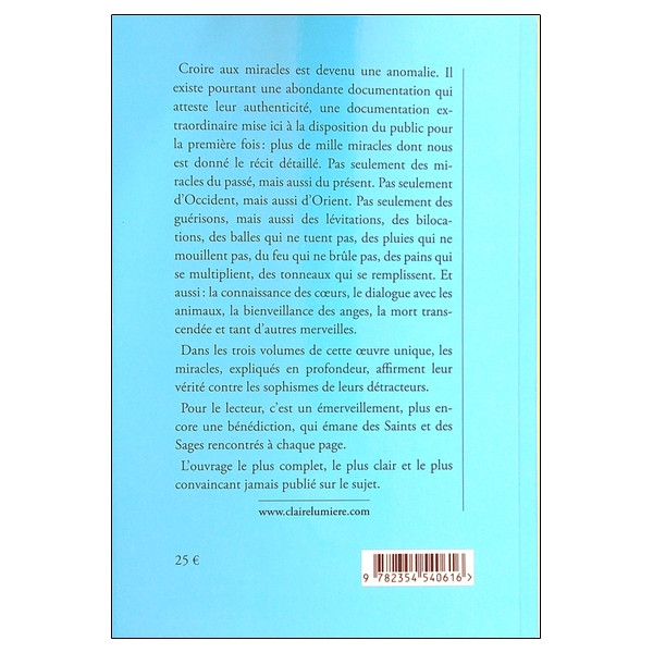 Le Trésor des Miracles Tome 2 - Christianisme et bouddhisme - 1000 miracles d'hier et d'aujourd'hui