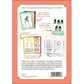 Mes cartes de qi gong - Coffret - 75 cartes illustrées pour découvrir le Qi Gong et préserver sa santé