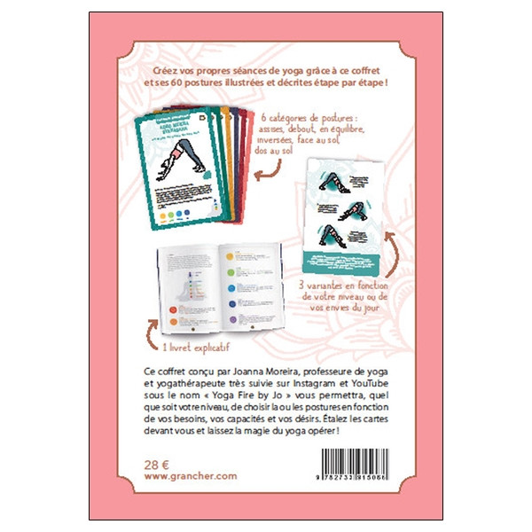 Mes cartes de yoga - Coffret - 60 postures illustrées pour découvrir la magie du yoga