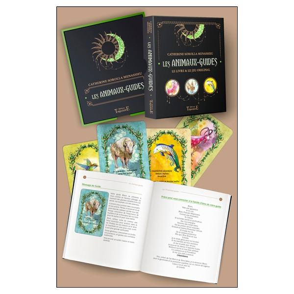 Les Animaux guides - Coffret - Le livre et le jeu original