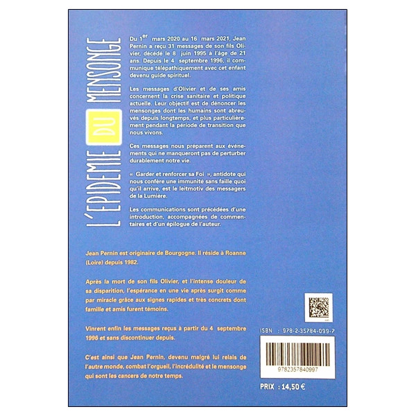 L'épidémie du mensonge - Chronique de l'Au-delà