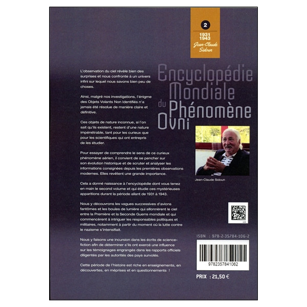 Encyclopédie mondiale du phénomène Ovni Tome 2 : 1931 - 1943