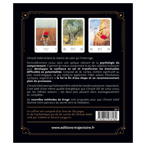 L'Oracle Soleil - Symbolisme, interprétation et méthodes de tirage - Coffret