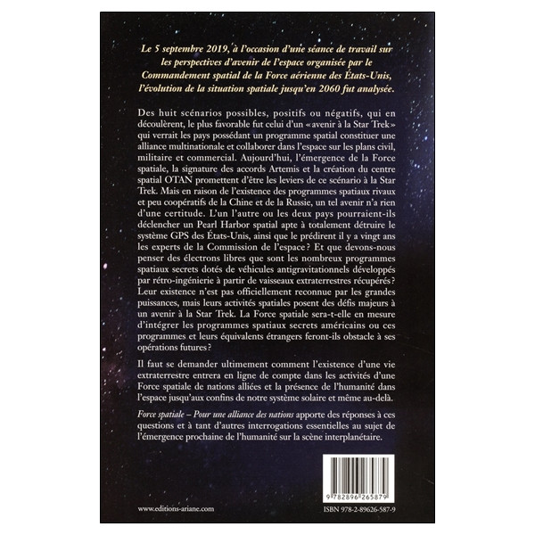 Force spatiale pour une alliance des nations - Programmes spatiaux secrets et alliances extraterrestres Tome 5