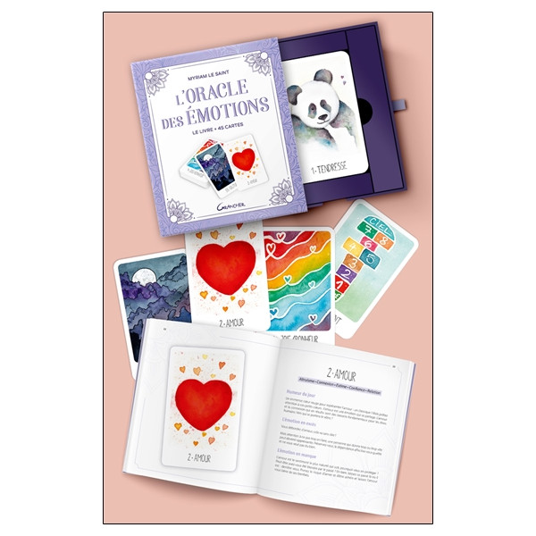 L'Oracle des émotions - Le livre + 45 cartes - Coffret