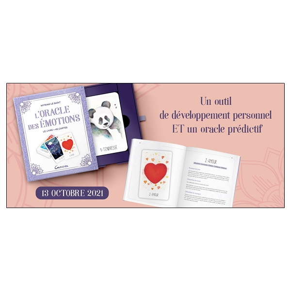 L'Oracle des émotions - Le livre + 45 cartes - Coffret