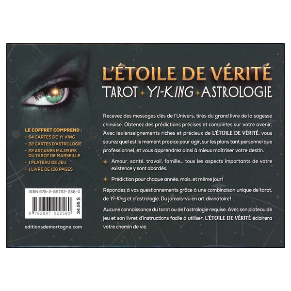 L'étoile de vérité - Tarot - Yi-King - Astrologie - Coffret