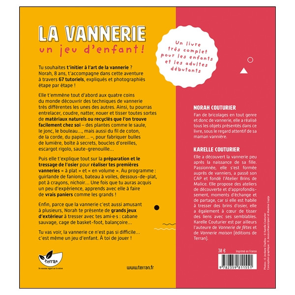 La Vannerie, un jeu d'enfant ! Plus de 60 modèles à réaliser soi-même
