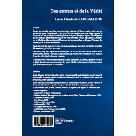 Des erreurs et de la vérité ou Les hommes rappelés au principe universel de la science