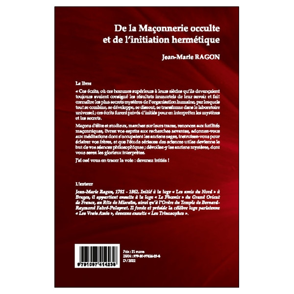 De la maçonnerie occulte et de l'initiation hermétique