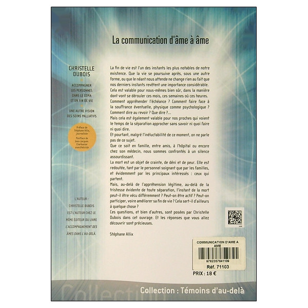 La communication d'âme à âme - Une autre vision des soins palliatifs