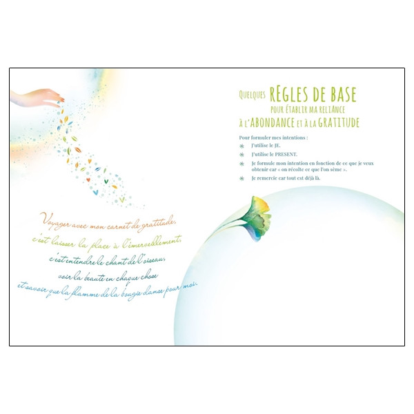 Carnet de gratitude - Vibrer et créer ses journées dans le flow