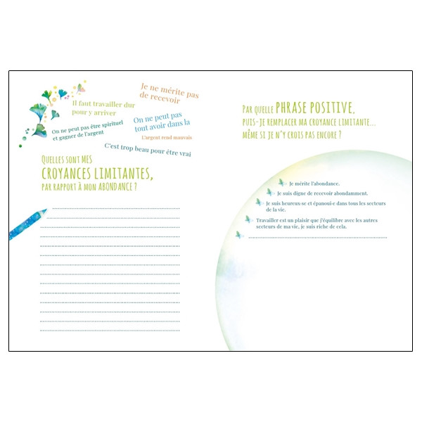 Carnet de gratitude - Vibrer et créer ses journées dans le flow