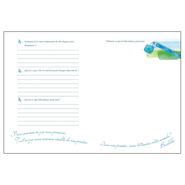 Carnet de gratitude - Vibrer et créer ses journées dans le flow