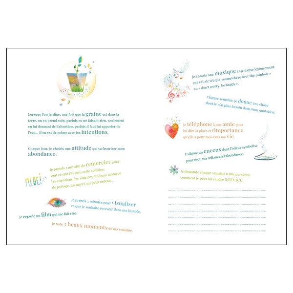 Carnet de gratitude - Vibrer et créer ses journées dans le flow