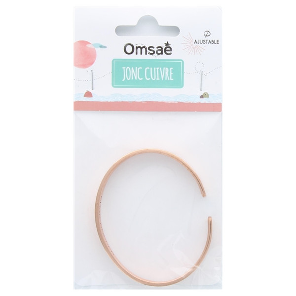 Bracelet cuivre Forme jonc plat