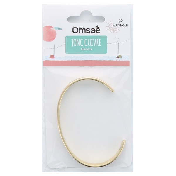 Bracelet cuivre avec Aimants Jonc Petit modèle 3 métaux