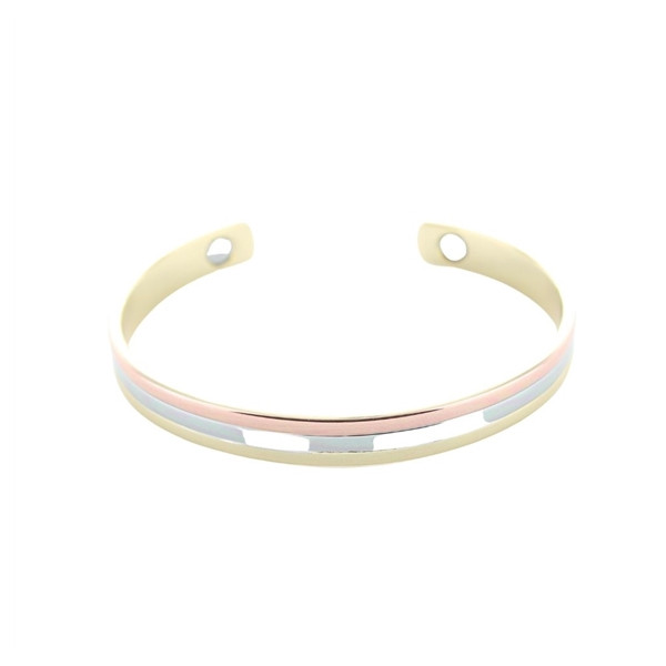 Bracelet cuivre avec Aimants Jonc Petit modèle 3 métaux