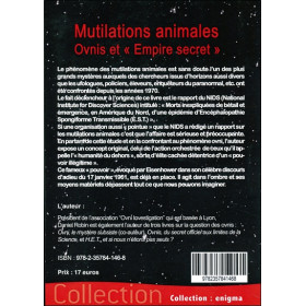 Mutilations animales - Ovnis et `Empire secret`