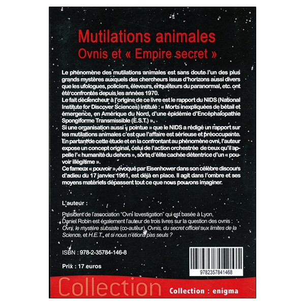 Mutilations animales - Ovnis et `Empire secret`