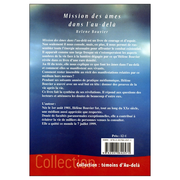 Mission des âmes dans l'au-delà