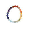 Bracelet 7 Chakras Mix  Perles rondes 8 mm