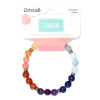 Bracelet 7 Chakras Mix  Perles rondes 8 mm
