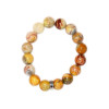 Bracelet Agate Crazy Lace Perles rondes 12 mm