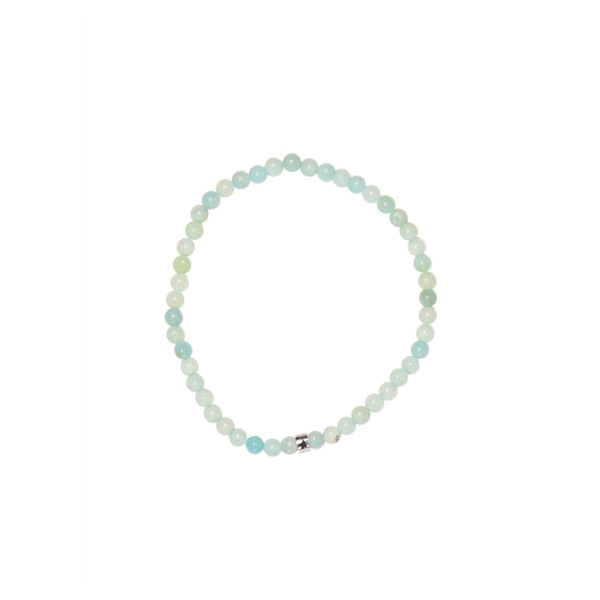 Bracelet Amazonite Perles rondes 4 mm