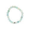 Bracelet Amazonite Perles rondes 8 mm