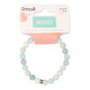 Bracelet Amazonite Perles rondes 8 mm