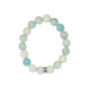 Bracelet Amazonite Perles rondes 10 mm