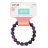 Bracelet Améthyste Perles rondes 10 mm