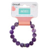 Bracelet Améthyste Perles rondes 12 mm